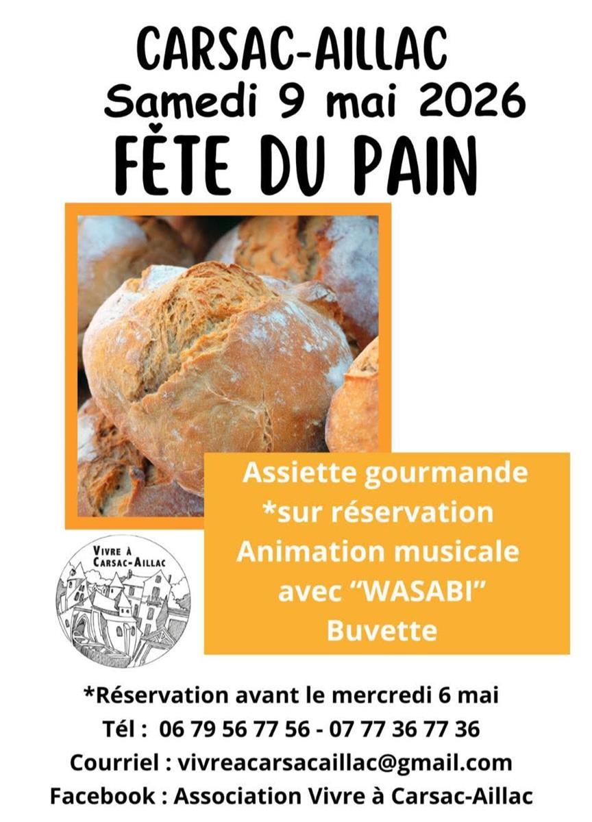 Fête du pain à Carsac-Aillac