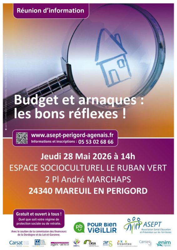 Réunion d'information : Budget et arnaques, le ...