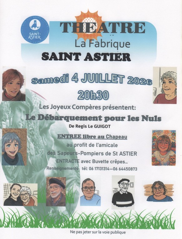 Théâtre "Le débarquement pour les nuls"