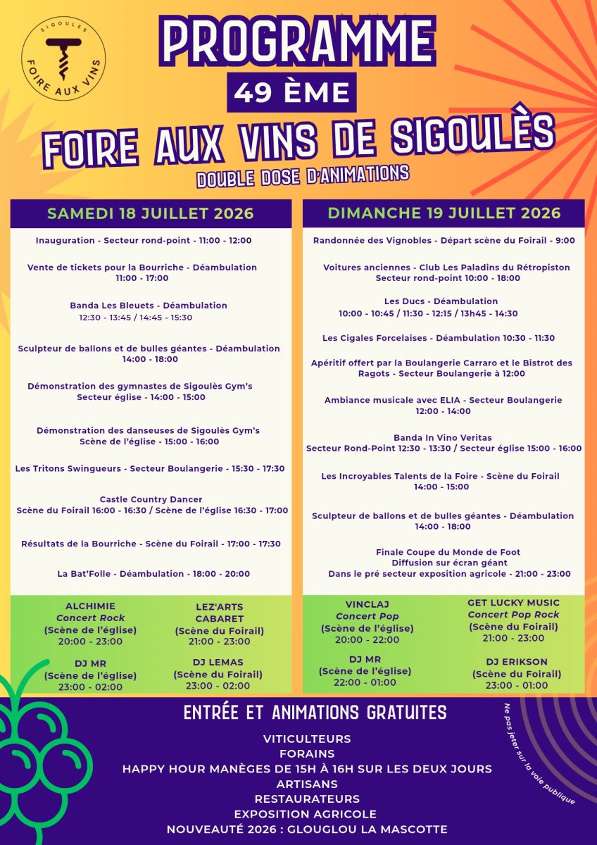 Foire aux Vins de Sigoulès