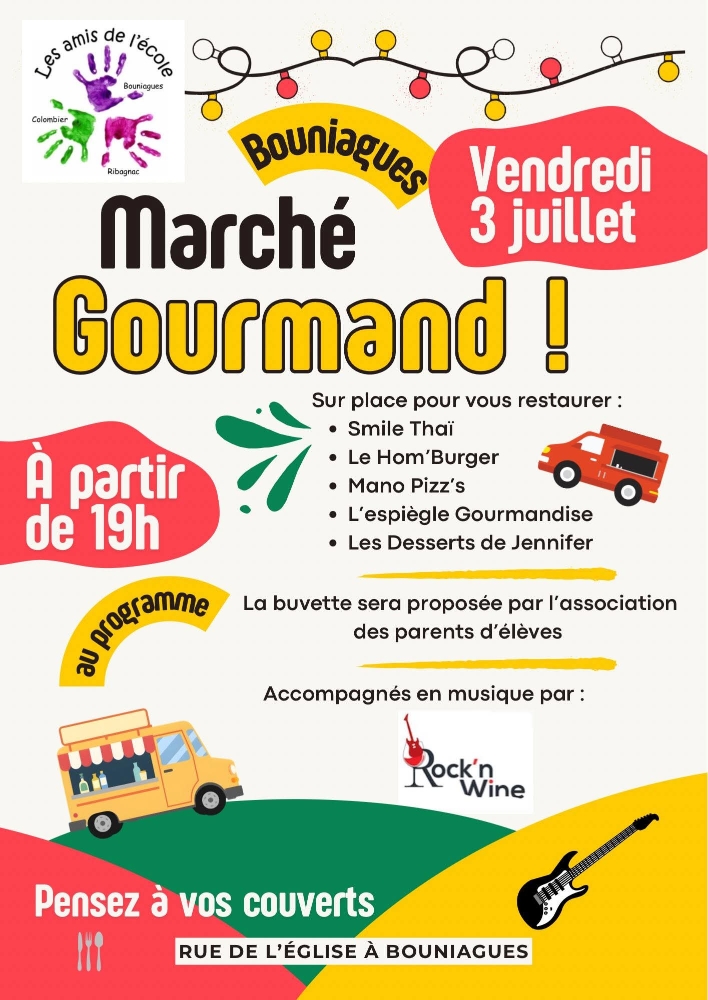 Marché gourmand de Bouniagues
