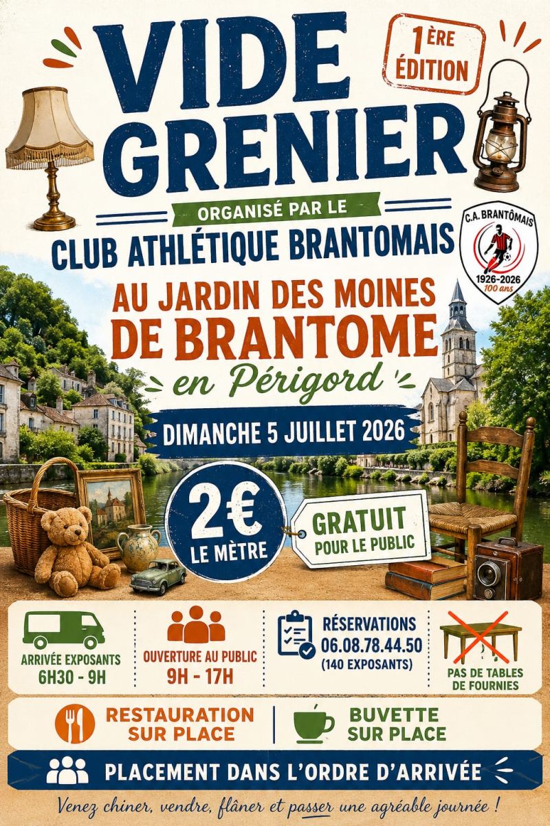 Vide grenier Brantome