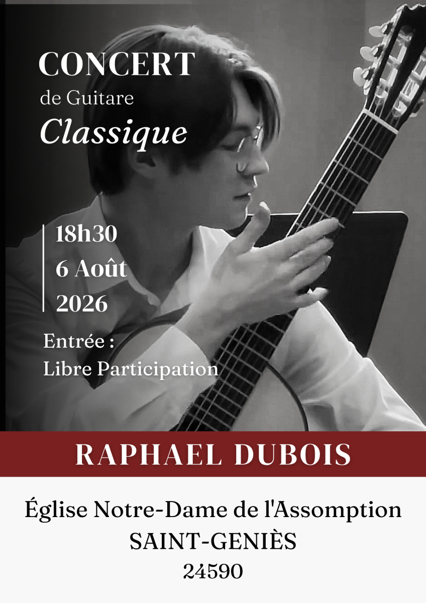 CONCERT de GUITARE CLASSIQUE