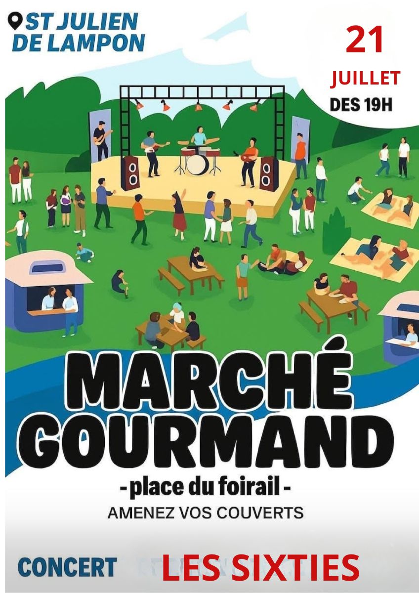 Marché Gourmand à Saint-Julien-de-Lampon
