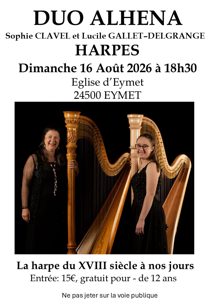 Duo ALHENA, Duo de Harpes La musique de Marie- ...