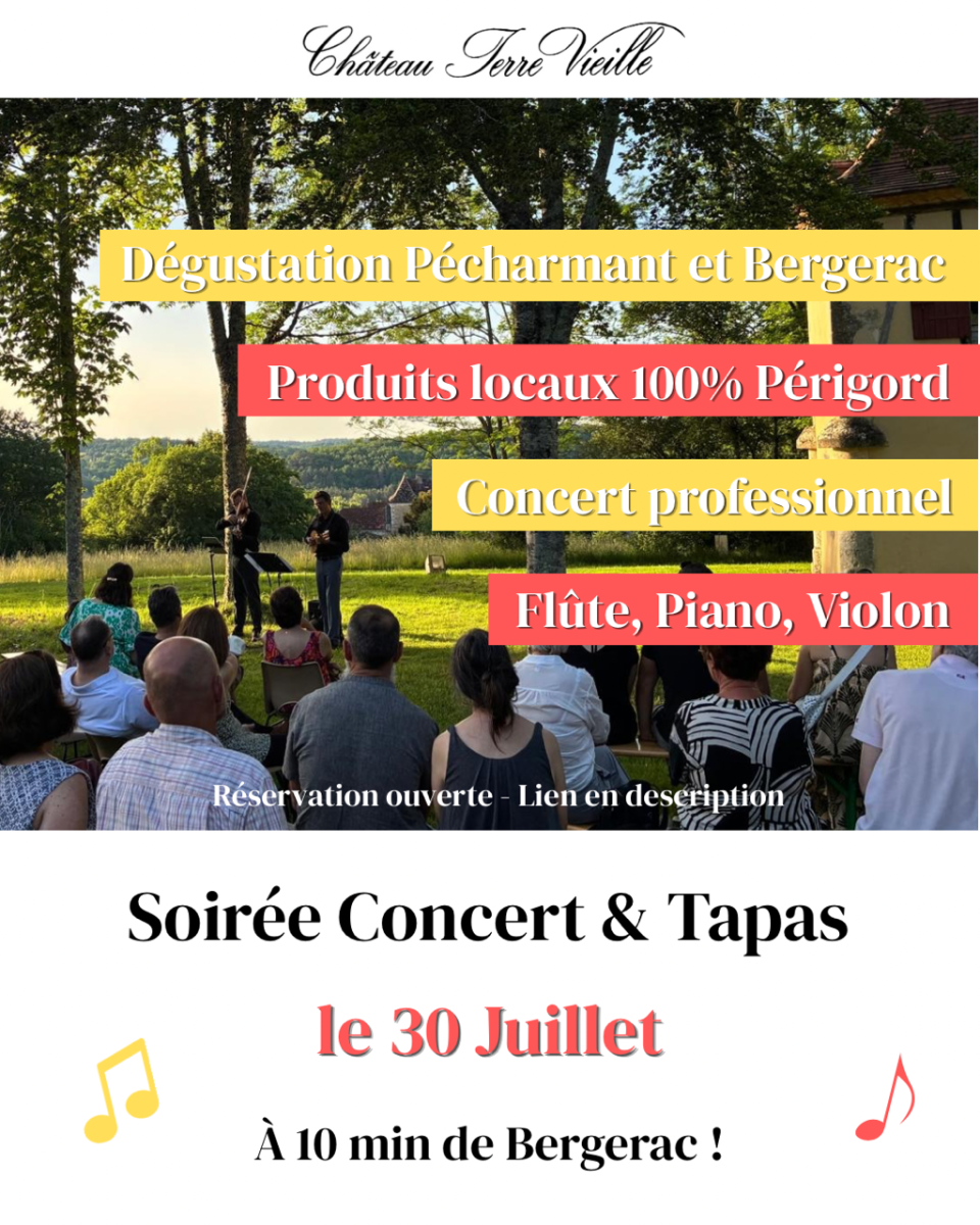 Concert et Tapas au coeur des vignes