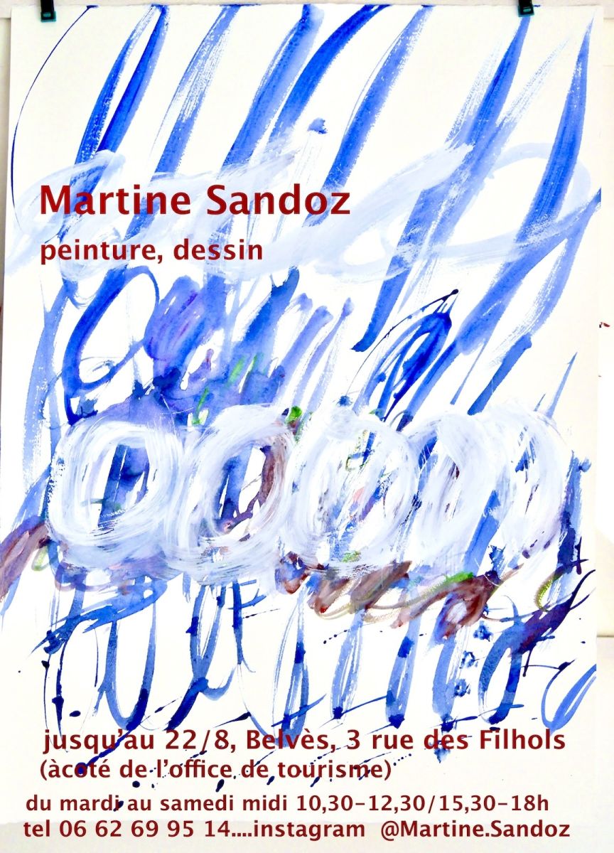 Exposition peinture de Martine Sandoz