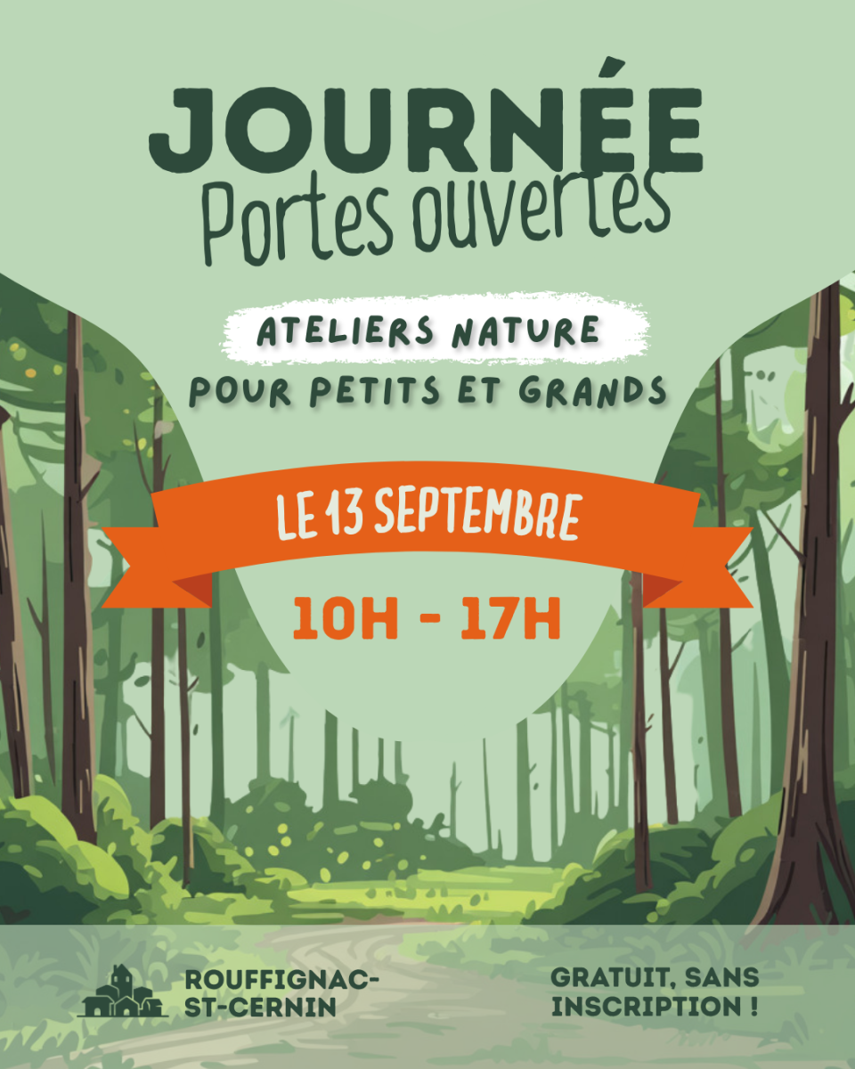 Journée portes ouvertes : ateliers en forêt po ...