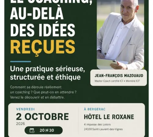 Conférence-débat : "le coaching au-delà des idées reçues"