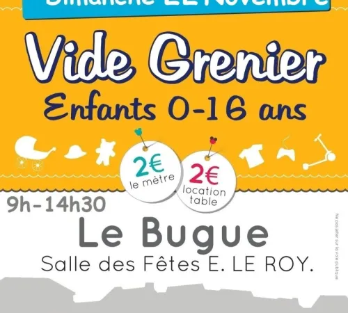 Vide grenier enfants et puériculture