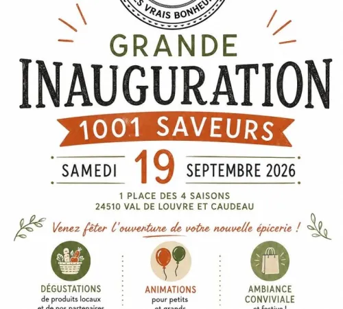 Inauguration nouvelle épicerie 1001 Saveurs