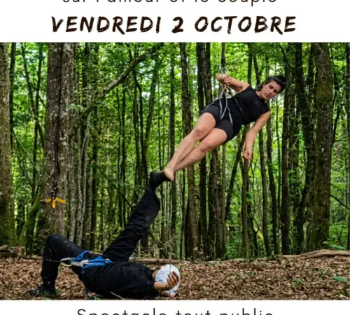 "Ce qui nous lie" Duo de danse et danse voltige sur l'amour et le couple