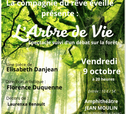Théâtre l'Arbre de Vie suivi d'un débat sur nos forêts