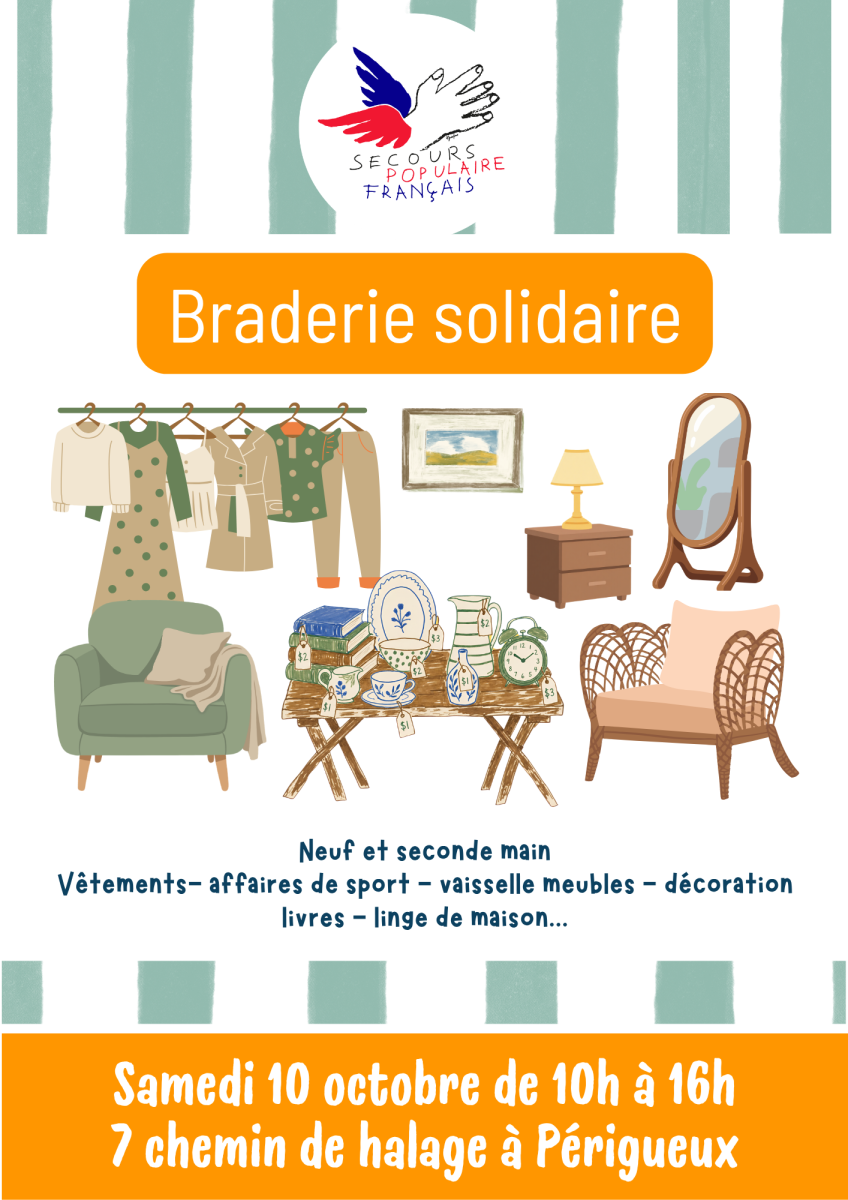 Braderie solidaire du Secours populaire