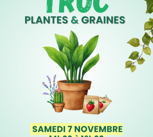 Troc de plantes, boutures et graines, au Sîlot.