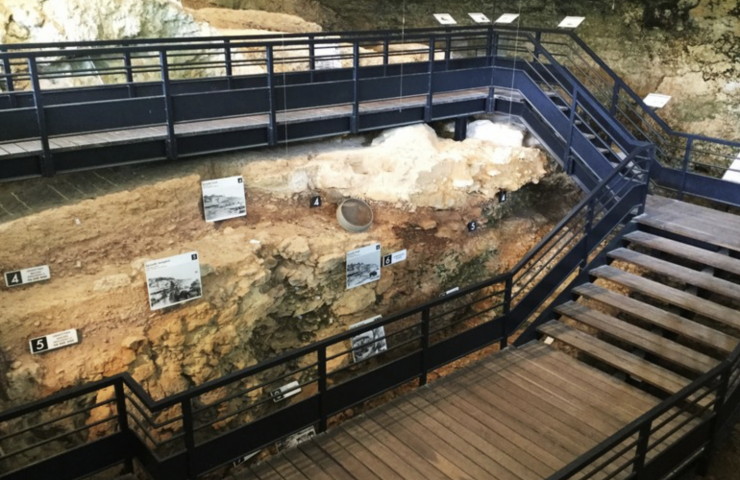 Musée Pataud, gisement préhistorique