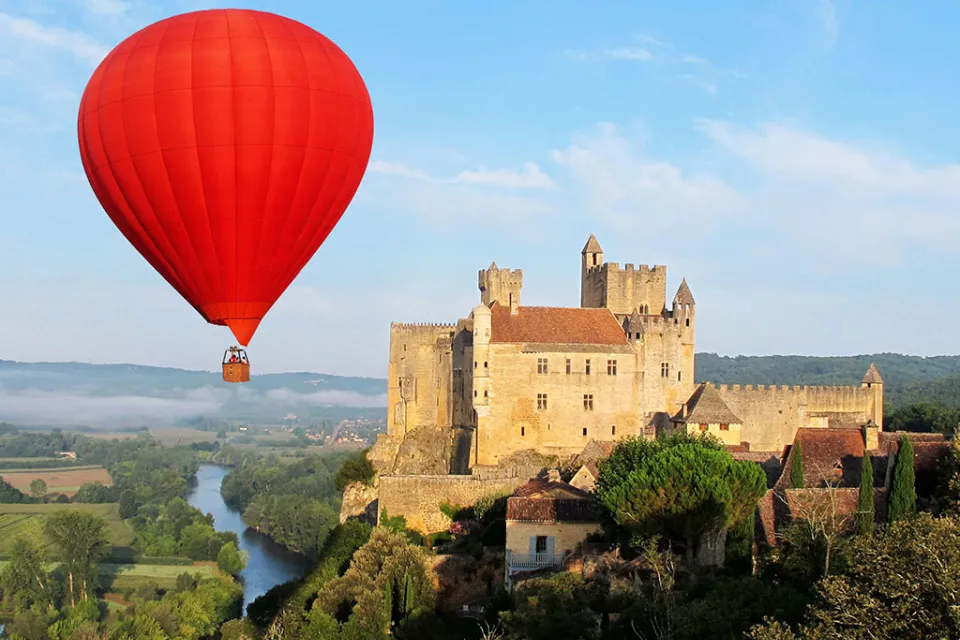 Montgolfière et Châteaux