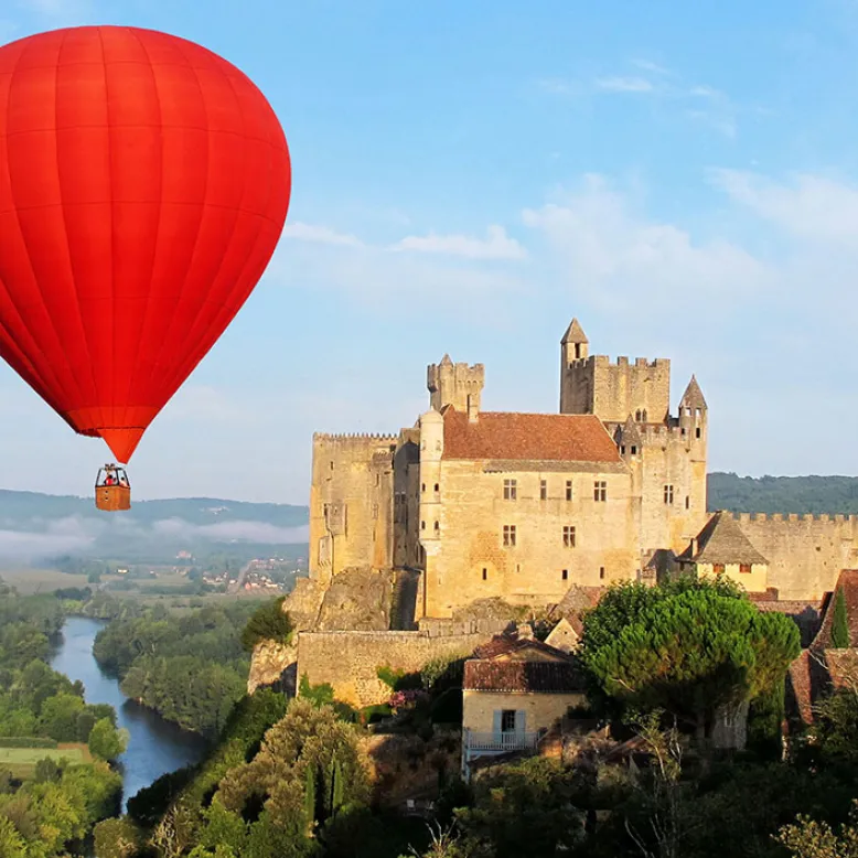 Montgolfière et Châteaux