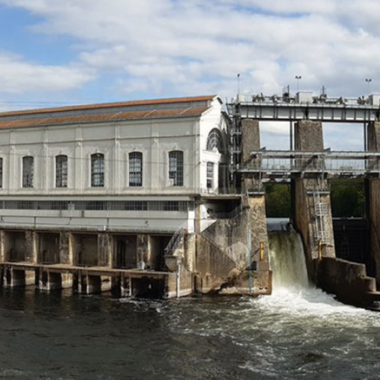 Barrage hydroélectrique EDF de Tuilières