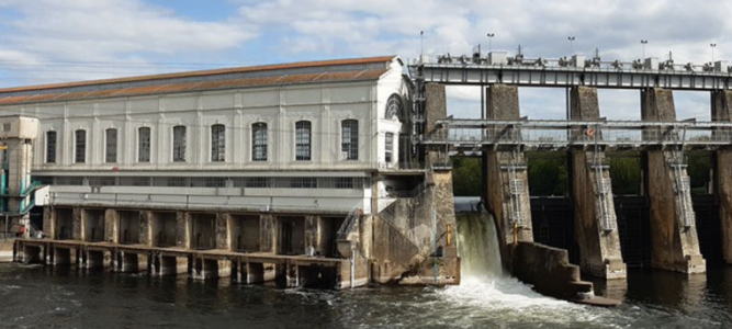 Barrage hydroélectrique EDF de Tuilières