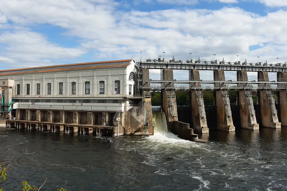 The Tuilières EDF dam