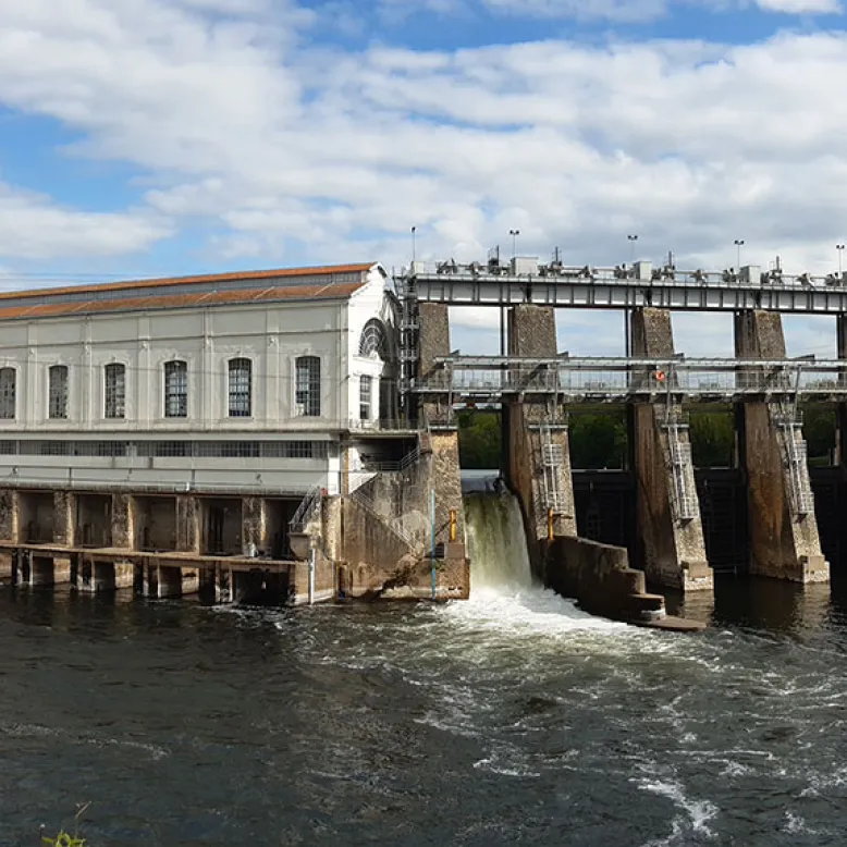 The Tuilières EDF dam