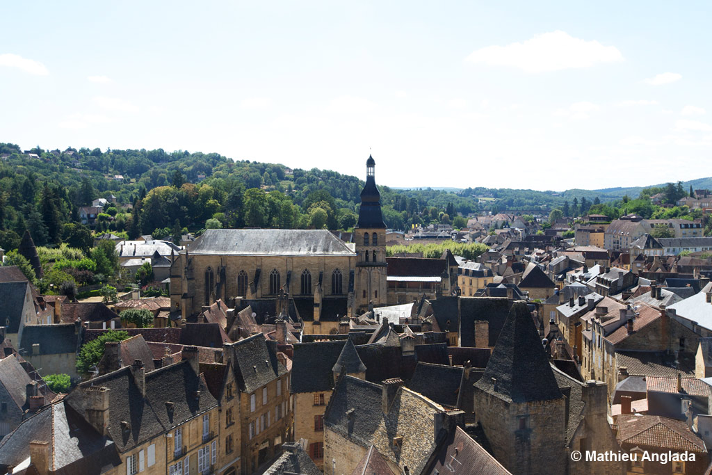 Sarlat vue du Ciel