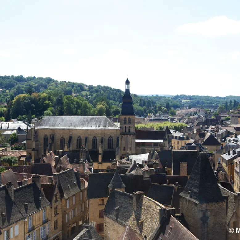 Sarlat vue du Ciel
