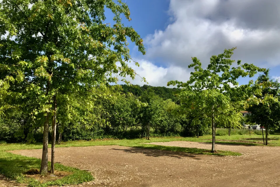 L’aire de camping-car du Bimbillou Parc