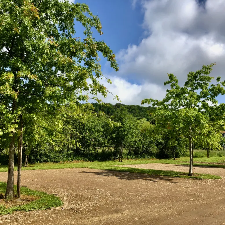L’aire de camping-car du Bimbillou Parc