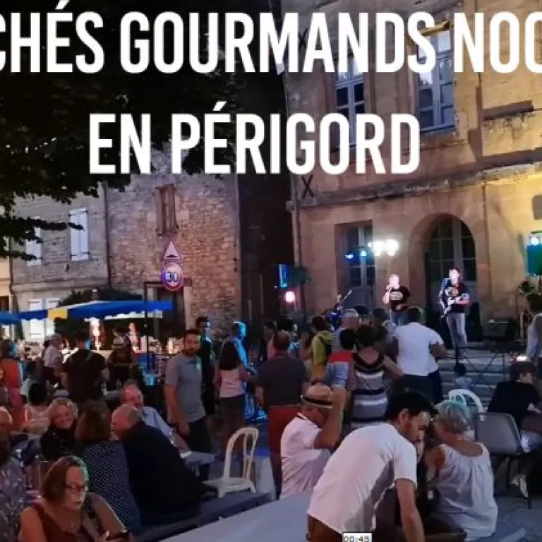 Gourmet and night markets in Périgord