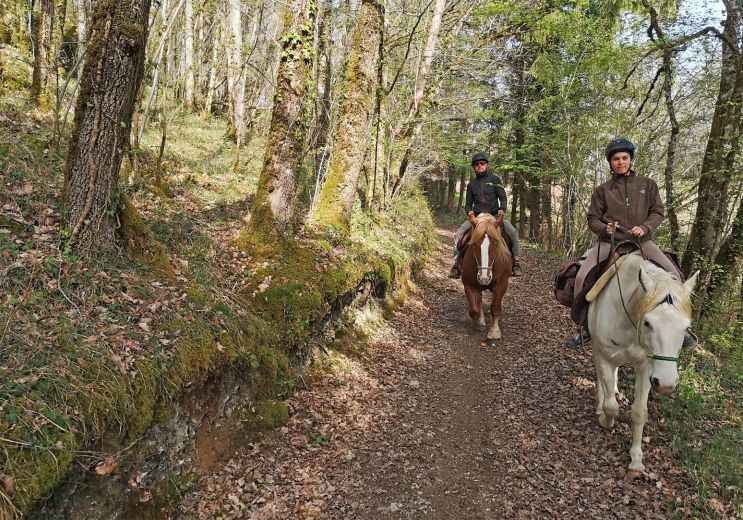 Balade à cheval à Saint-Amand-de-Coly en Périg ...