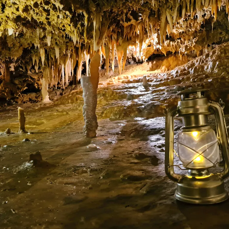 La Grotte du Grand Roc: Night visits by storm lamp