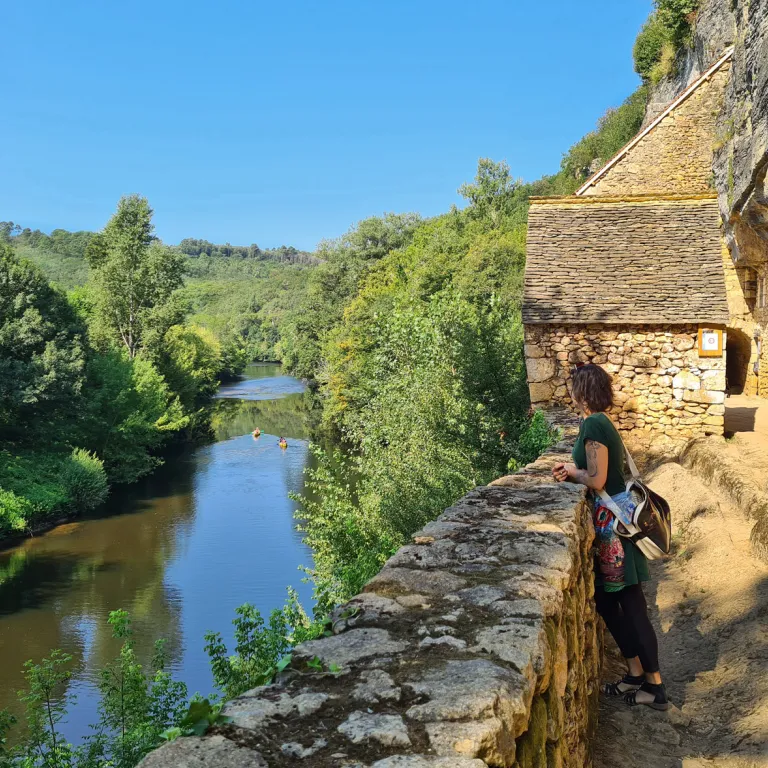 The troglodyte village of La Madeleine in Péri ...