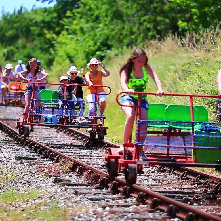 The Vélorail du Périgord Vert is celebrating i ...