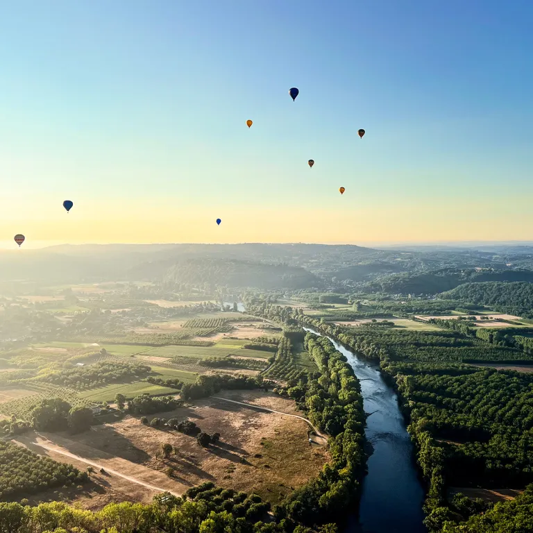 Hot air balloon flight, intimate hot air ballo ...