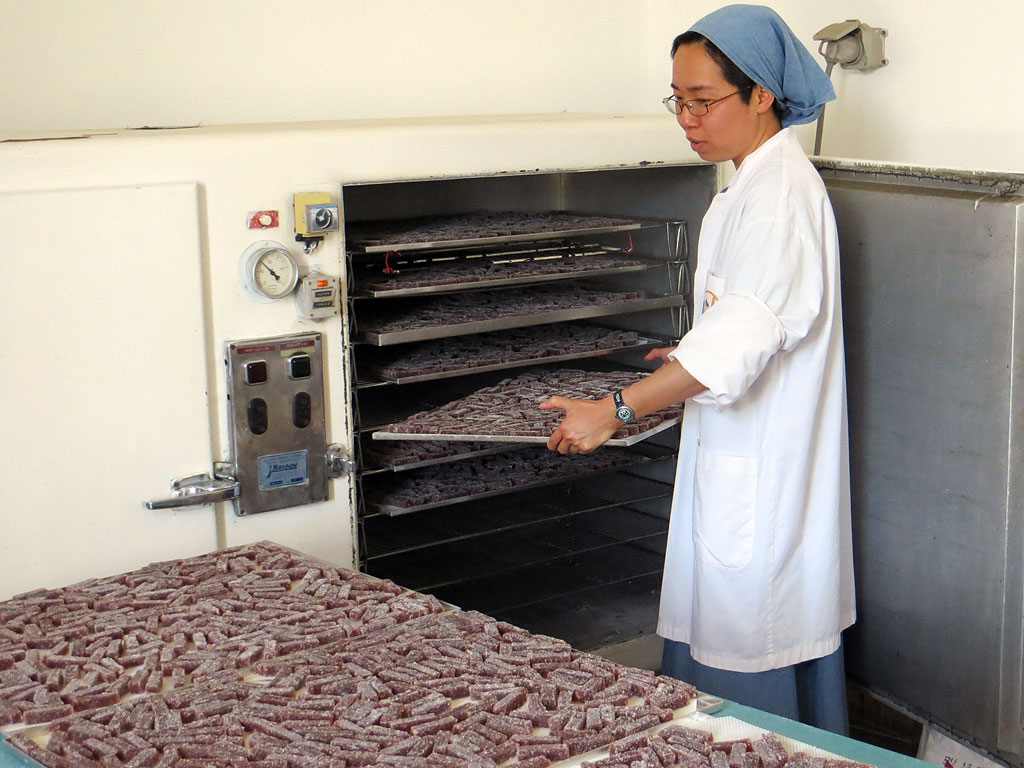 Production of fruit paste photo Abbaye Echourgnac