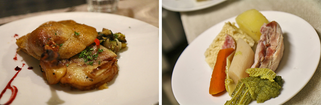 Les plats à La Couleuvrine, La Mique (à droite)