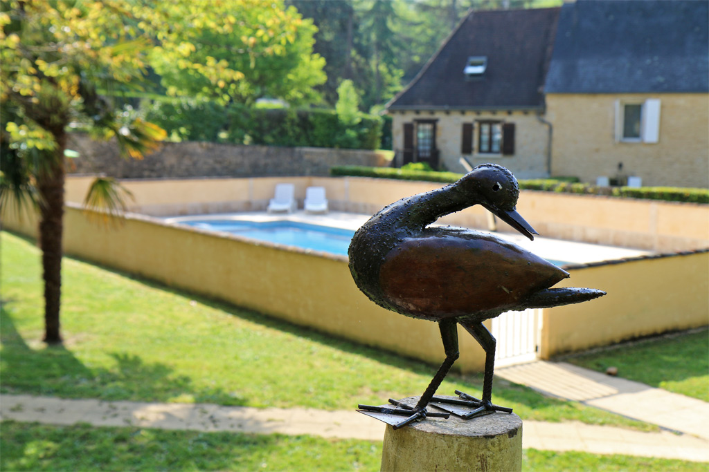 Canard en fer forgé