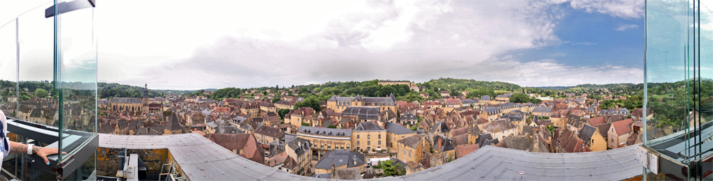 Grand panoramique ascenseur de sarlat