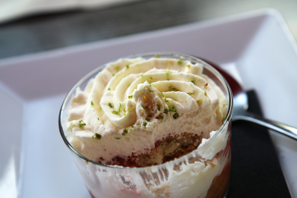 Tiramisu fraises et pistaches