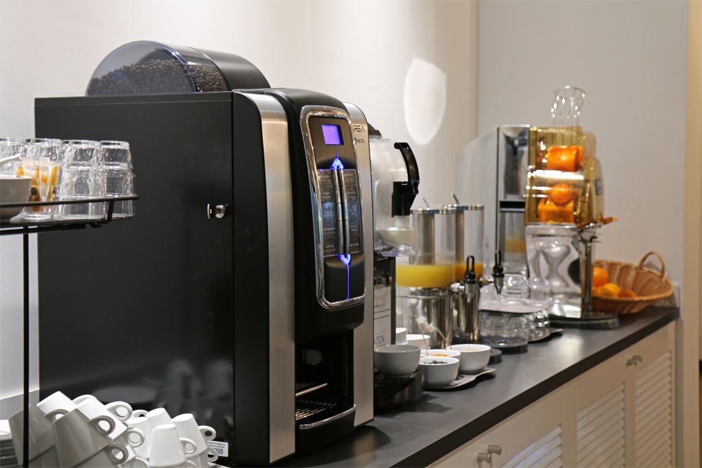Le coin des boissons du matin