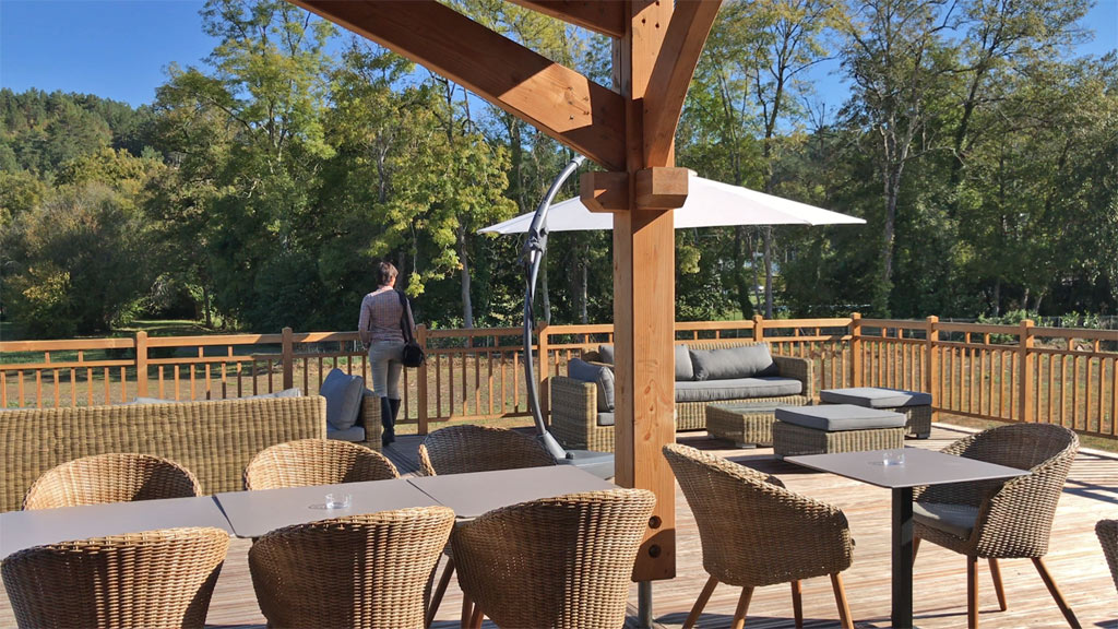 La terrasse extérieure