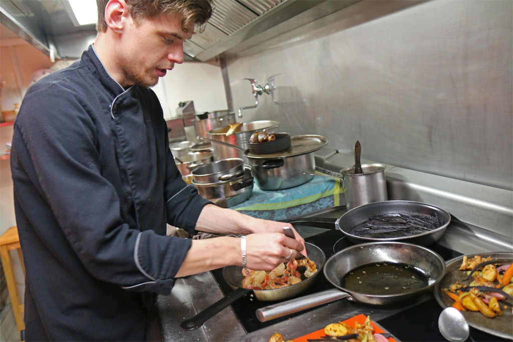 Une cuisine dynamique et fraîche, comme l’équipe !