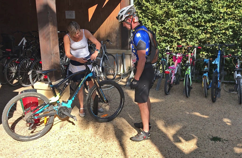 Le Camping Le Paradis loue des vélos, VTT et vélos électriques