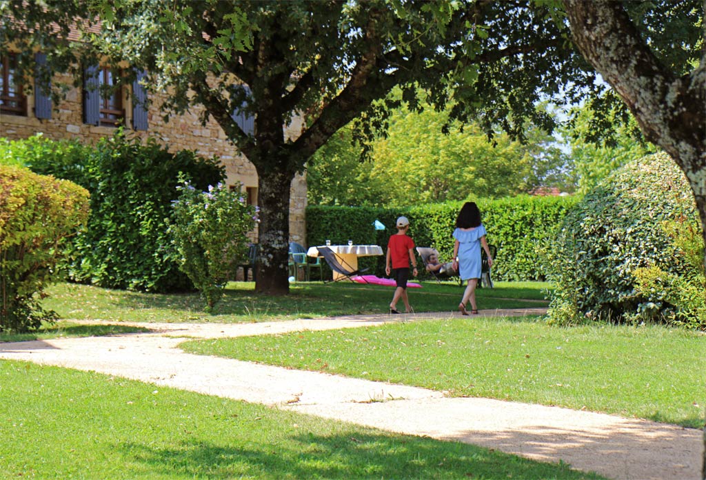 The wooded park is very pleasant for walks