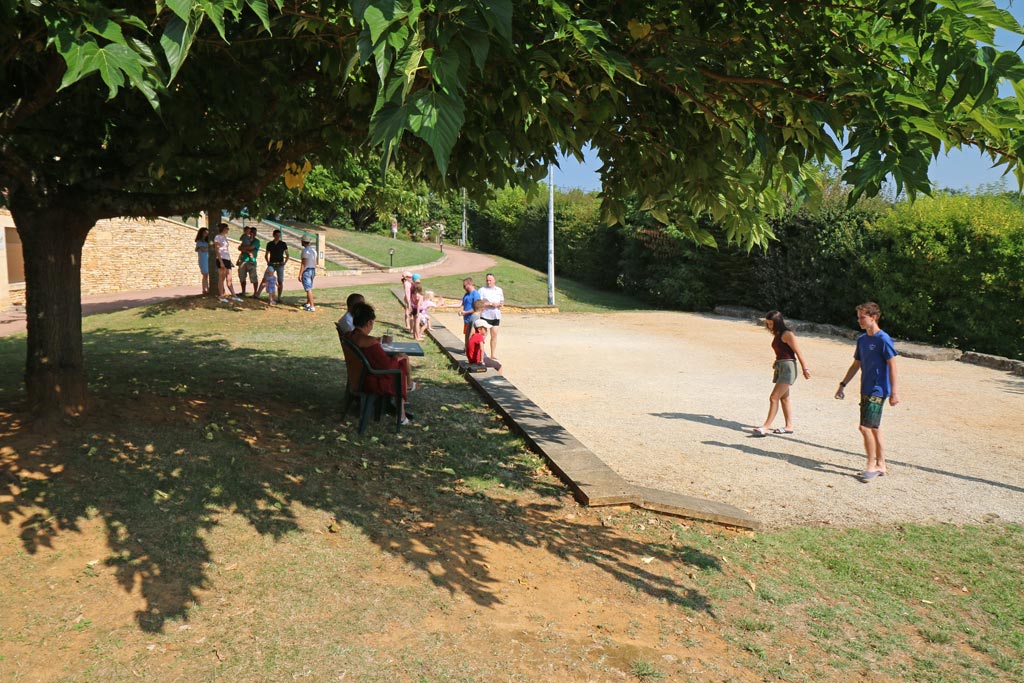 The pétanque ground