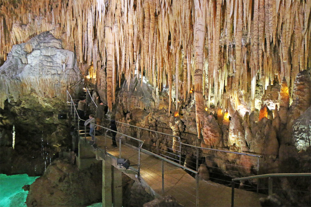 passerelle stalagtites