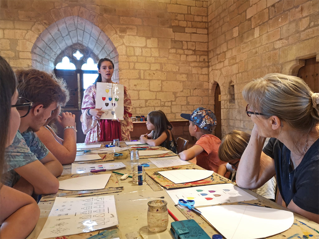 atelier medieval chateau de bourdeilles