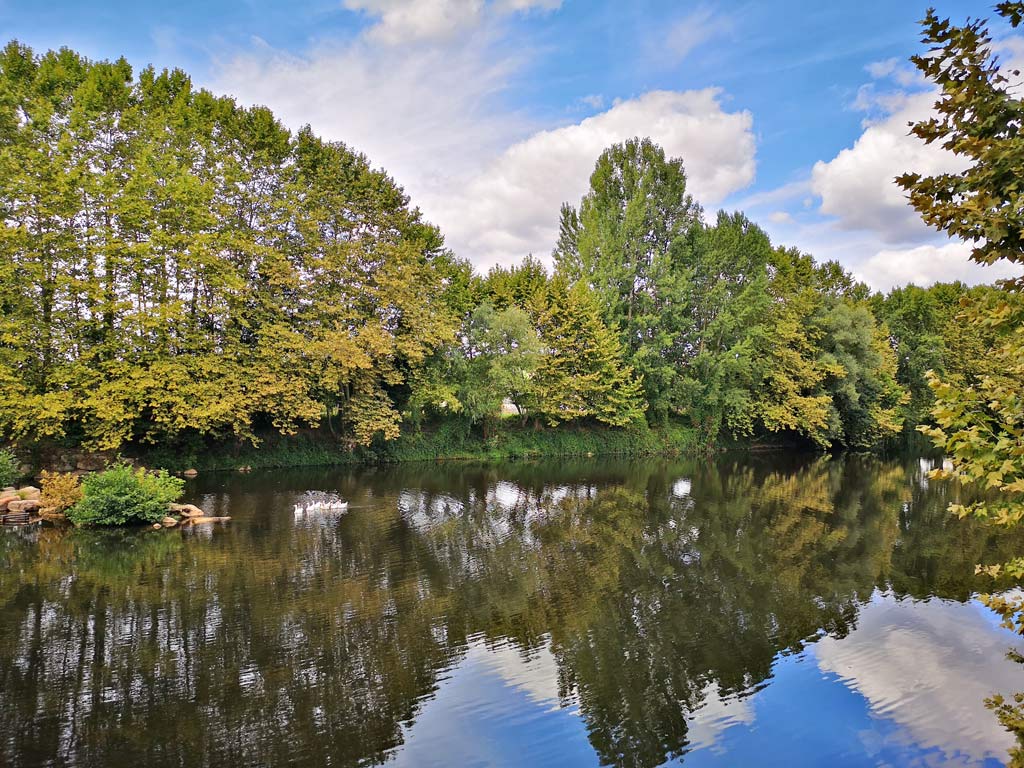 The banks of Vézère Terrasson